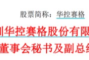 游明易摘华控赛格董事长、董秘、副总经理三高管同日辞职
